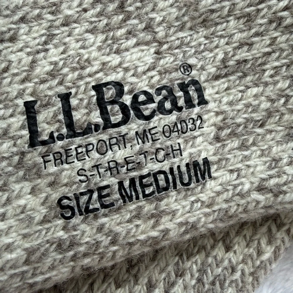 L.L.Bean Men's Tan Wool Socks - Picture 2 of 5